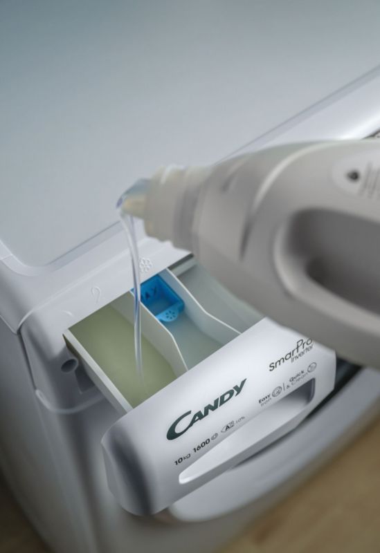 Прально-сушильна машина Candy фронтальна, 6(4)кг, 1400, A, 45.4см, дисплей, інвертор, білий
