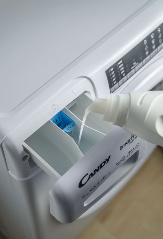 Прально-сушильна машина Candy фронтальна, 6(4)кг, 1400, A, 45.4см, дисплей, інвертор, білий