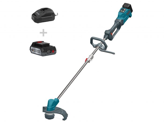 Тример садовий акумуляторний Konner&Sohnen KS BCT-20V, 20В акб 1х2А·год 3.8кг