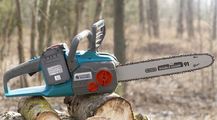 Пила ланцюгова акумуляторна Konner&Sohnen KS CS40V-14 40В(20+20В) акб 2?4А·год 35см 3.7кг