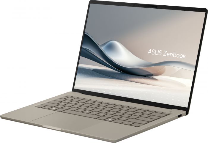 Ноутбук ASUS Zenbook A14 UX3407QA-QD202W 14" WUXGA OLED, Snapdragon X X1 26 100, 16GB, F512GB, UMA, Win11, Бежевий