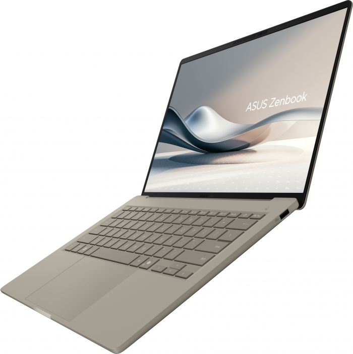Ноутбук ASUS Zenbook A14 UX3407QA-QD202W 14" WUXGA OLED, Snapdragon X X1 26 100, 16GB, F512GB, UMA, Win11, Бежевий