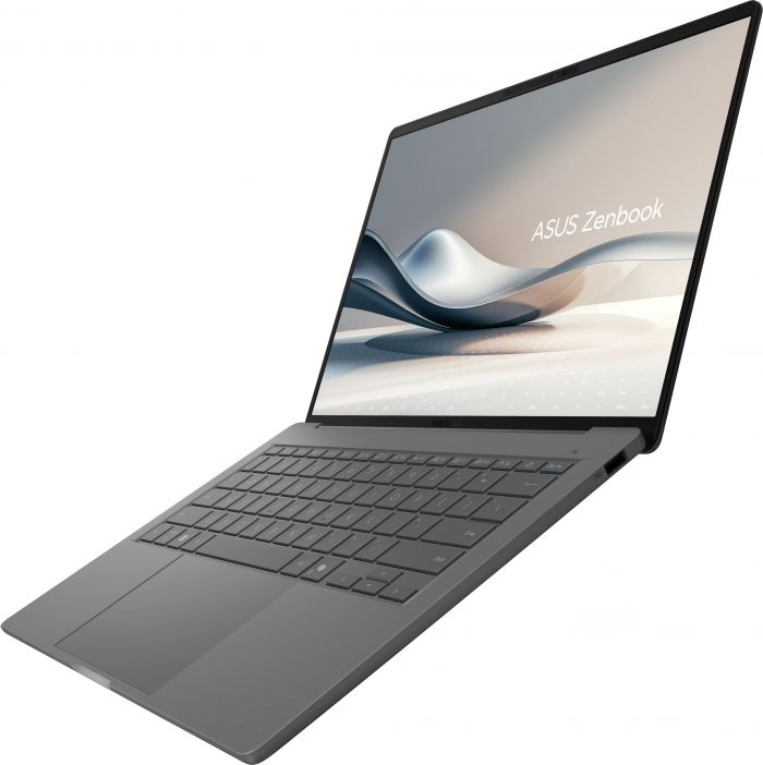 Ноутбук ASUS Zenbook A14 UX3407QA-QD002W 14" WUXGA OLED, Snapdragon X X1 26 100, 16GB, F512GB, UMA, Win11, Сірий