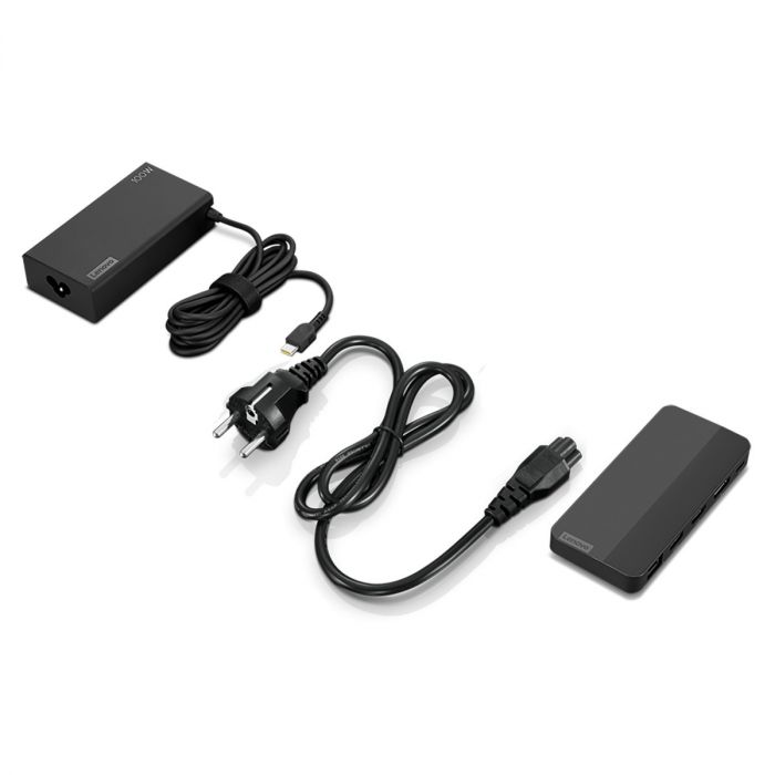 Док-станція Lenovo USB-C Dual Display Travel Dock (w/ adapter)