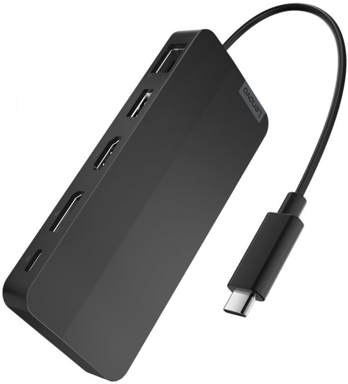 Док-станція Lenovo USB-C Dual Display Travel Dock (w/ adapter)