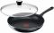 Сковорода з кришкою Tefal Day by Day, 28см, з кришкою, алюміній, бакеліт, скло, чорний
