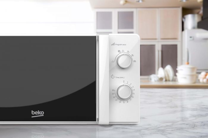 Мікрохвильова піч Beko, 20л, мех.керув., 700Вт, білий