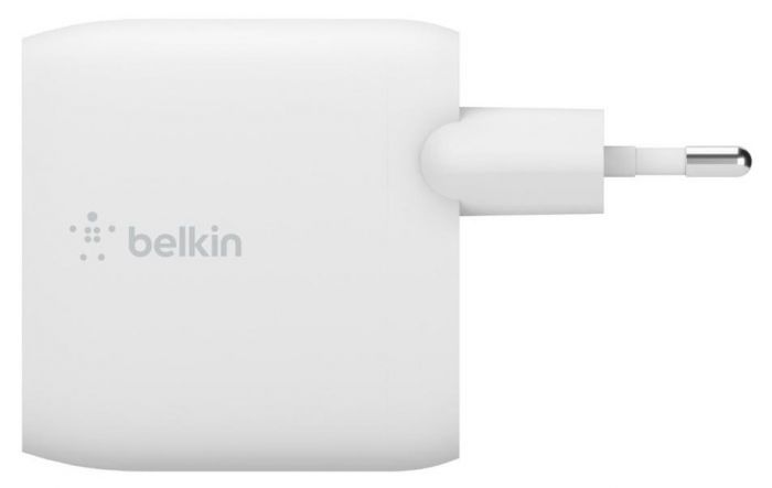 Зарядний пристрій мережевий Belkin 24Вт 2хUSB-A, білий