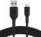 Кабель Belkin USB-A > Lightning заряджання/синхронізації 12Вт, 1м, плетений, чорний
