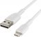 Кабель Belkin USB-A > Lightning заряджання/синхронізації 12Вт, 2м, PVC, білий