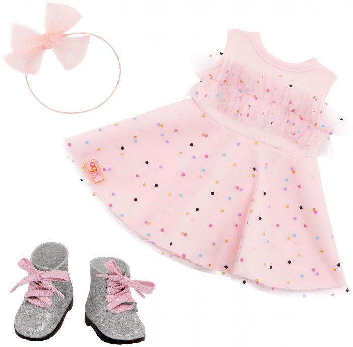 Набір одягу для ляльок Our Generation Сукня з чоботами