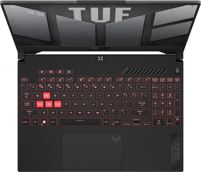 Ноутбук ASUS TUF Gaming A17 FA707NV-HX022 17.3" FHD IPS, AMD R5-7535HS, 16GB, F512GB, NVD4060-8, noOS, Сірий
