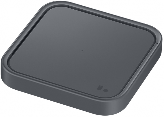 Зарядний пристрій бездротовий Samsung 15Вт з блоком живлення, сірий темний