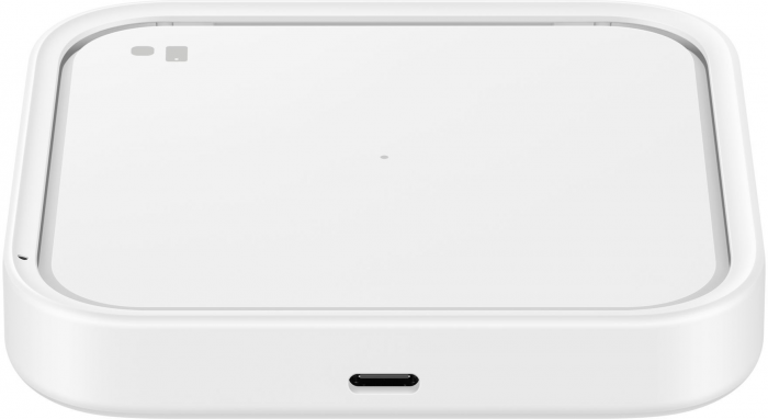 Зарядний пристрій бездротовий Samsung 15Вт з блоком живлення, білий