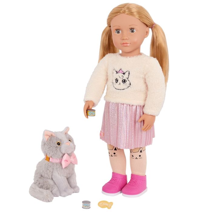 Лялька Our Generation Шила з кошеням Семмі та аксесуарами 46см