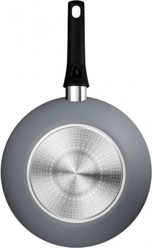 Сковорода ВОК Tefal Halo, 28см, алюміній, бакеліт, сірий