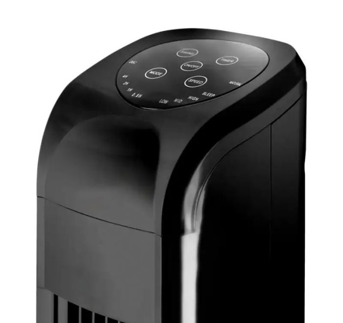 Вентилятор Neo Tools колонний, 77.5см, 50Вт, пульт ДК, чорний