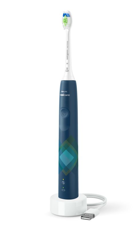Щітка зубна електр. Philips, Sonicare 4100 Series, 31т. колив/хв, насадок-1, синій