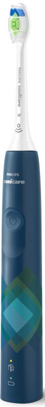 Щітка зубна електр. Philips, Sonicare 4100 Series, 31т. колив/хв, насадок-1, синій