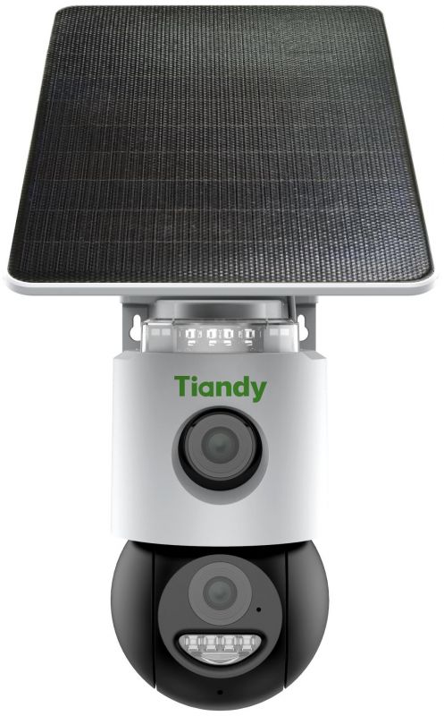 IP-камера Tiandy TC-H363U Spec:W/4G/U/SE/4mm/V4.0, 6MP, Fixed Color Maker 4G PT, 4mm, f/1.0, LED20m, DC5V, Batt.10400mAh, Solar panel, IP65, Speaker