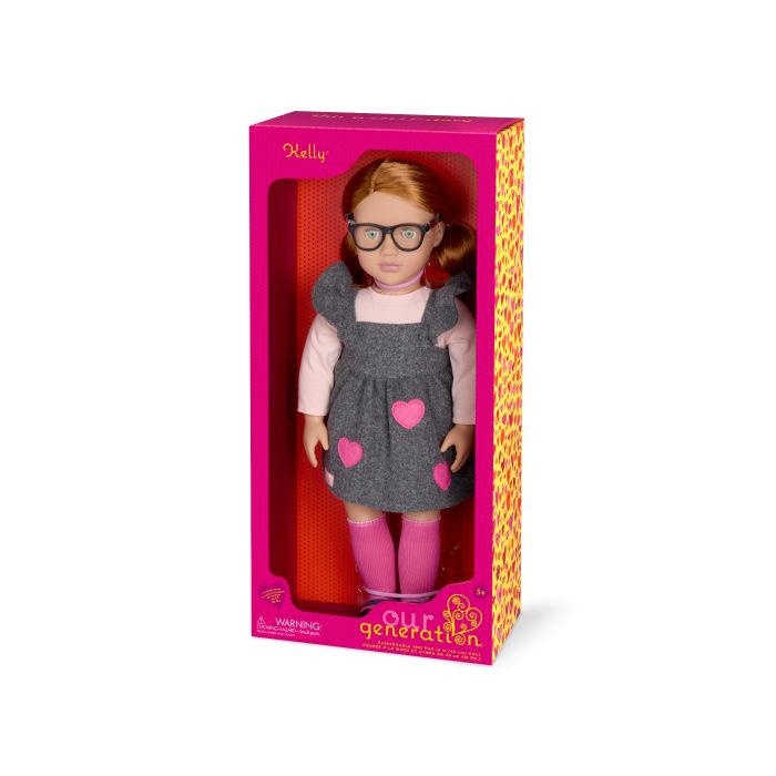 Лялька Our Generation Келлі в шкільній сукні 46см