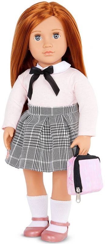 Лялька Our Generation Карлі в рожевому светрі з аксесуарами 46см