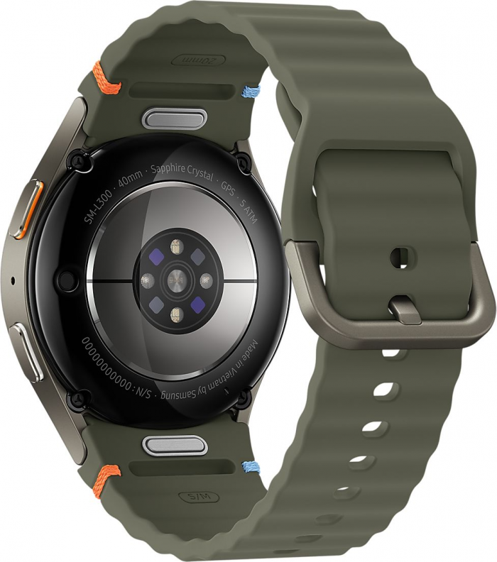Смарт-годинник Samsung Galaxy Watch 7 40мм (L300) 1.31", 432x432, sAMOLED, BT 5.3, NFC, 2/32ГБ, зелений