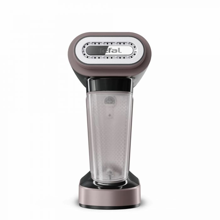 Відпарювач Tefal компактний Pure Force 3в1, 1800Вт, 180мл, постійна пара - 35гр, керам. підошва, чорно-рожевий