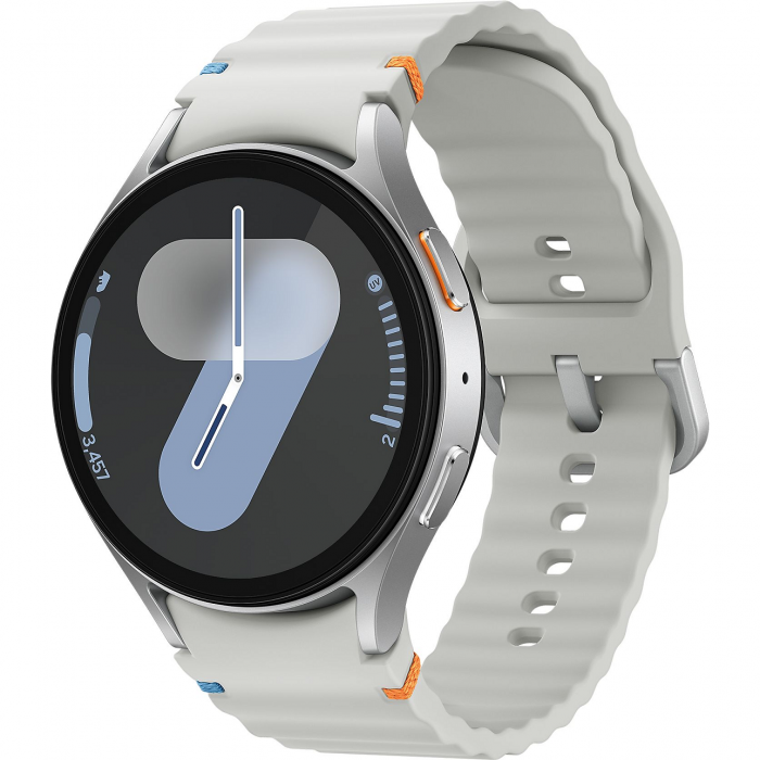 Смарт-годинник Samsung Galaxy Watch 7 44мм (L310) 1.47", 480x480, sAMOLED, BT 5.3, NFC, 2/32ГБ, сріблястий