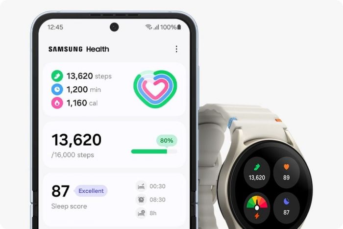 Смарт-годинник Samsung Galaxy Watch 7 44мм (L310) 1.47", 480x480, sAMOLED, BT 5.3, NFC, 2/32ГБ, сріблястий