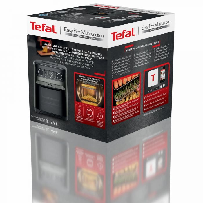 Мультипіч Tefal Easy Fry Multifunctional, 1800Вт, механічне керув., 9 програм, пластик, чорний