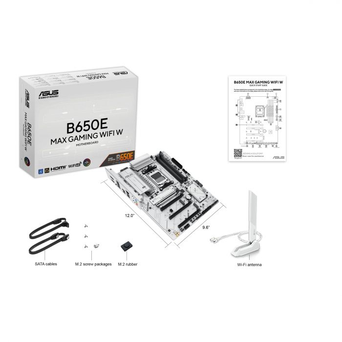 Материнcька плата ASUS B650E MAX GAMING WIFI W sAM5 B650 4xDDR5 M.2 HDMI DP WiFi BT ATX