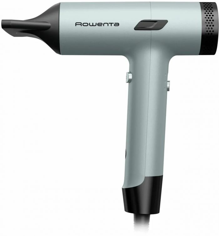 Фен Rowenta Tiny, 1600Вт, 3 режими, дифузор, іоніз-я, хол. обдув, зелено-чорний