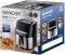 Мультипіч Sencor Vita Fryer, 1600Вт, чаша-6,5л, сенсорне керув., 10 програм, пластик, нерж. сталь-чорний