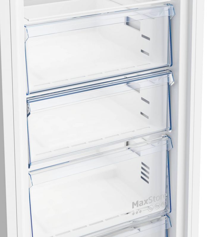 Морозильна камера Beko, 171x60x71, 260л, 1дв., A+, NF, білий