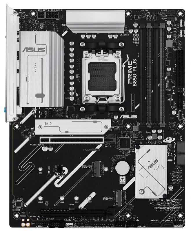 Материнcька плата ASUS PRIME B850-PLUS-CSM sAM5 B850 4xDDR5 M.2 HDMI DP ATX CSM
