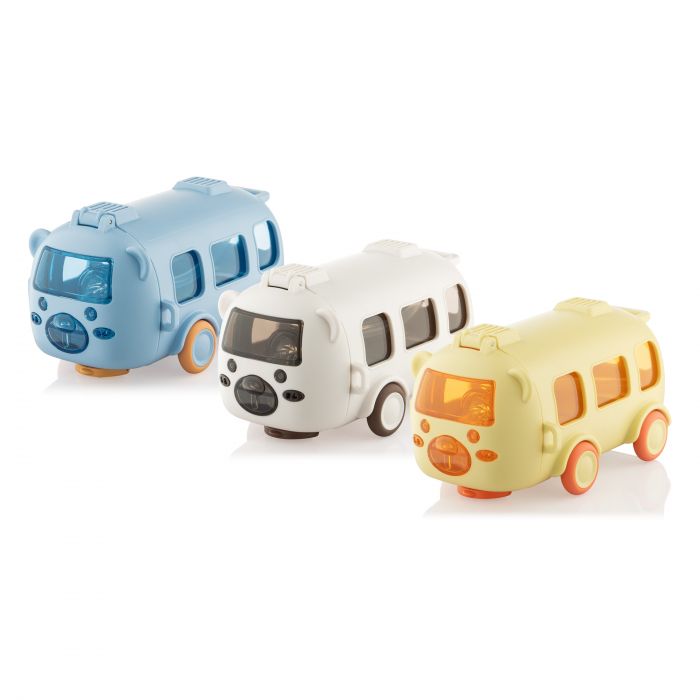 Пляшка для води ARDESTO Bear Bus 500мл, пластик, білий