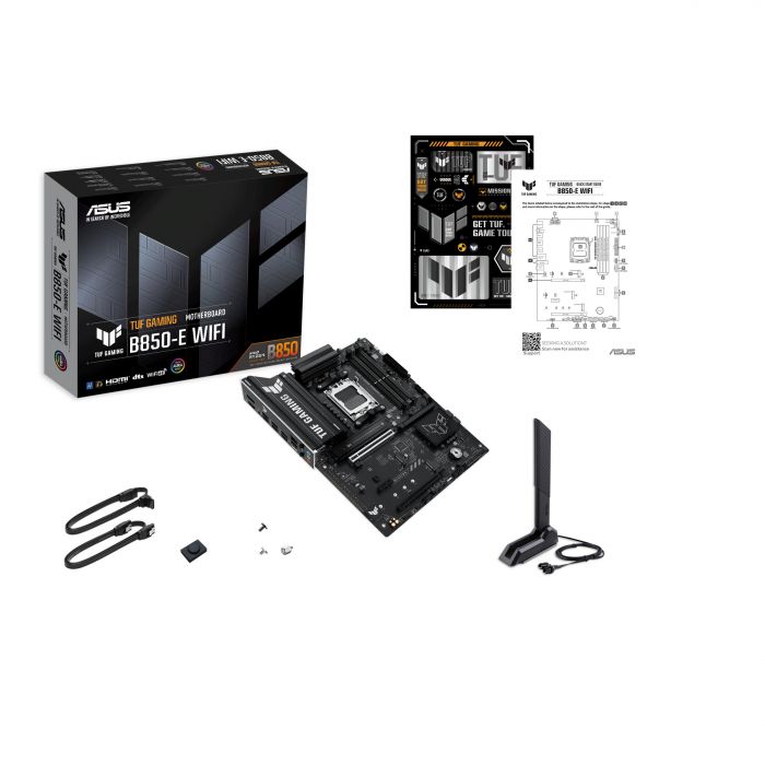 Материнcька плата ASUS TUF GAMING B850-E WIFI sAM5 B850 4xDDR5 M.2 HDMI DP WiFi BT ATX