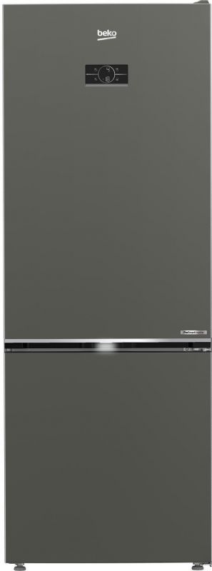 Холодильник Beko з нижн. мороз., 192x70x74.5, xолод.відд.-340л, мороз.відд.-150л, 2дв., А++, NF, дисплей, HarvestFresh, нерж