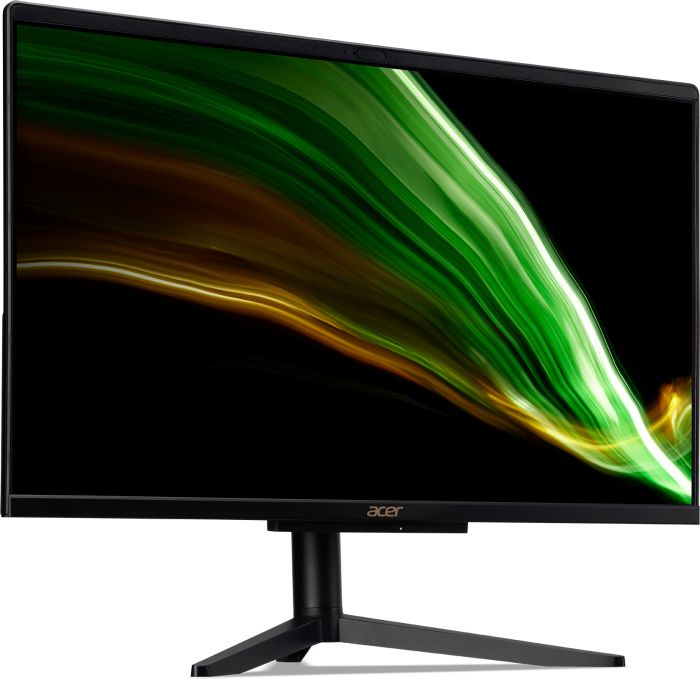 Комп'ютер персональний моноблок Acer Aspire C24-1600 23.8" FHD, Intel P N6005, 8GB, F256GB, UMA, WiFi, кл+м, Lin, чорний