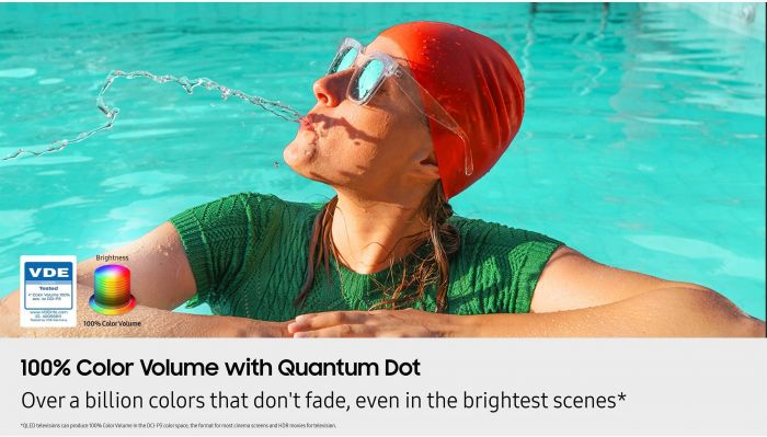 Телевізор 75" Samsung QLED 4K 50Hz Smart Tizen BLACK