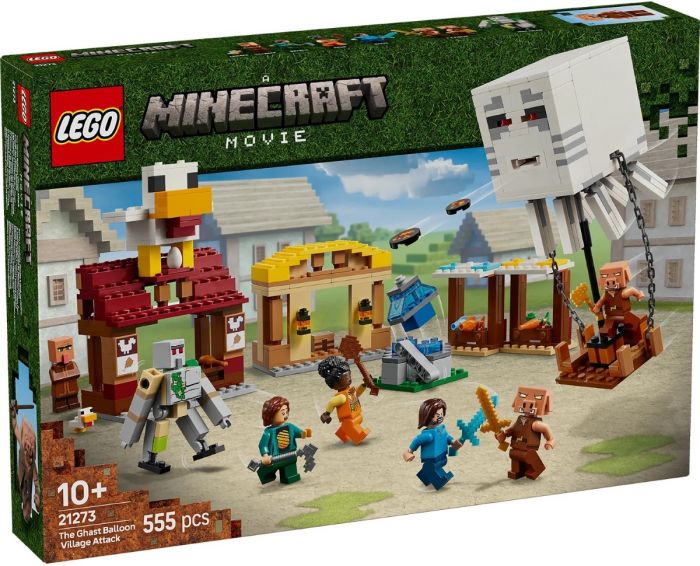 Конструктор LEGO Minecraft Напад на село з повітряною кулею Ґаст