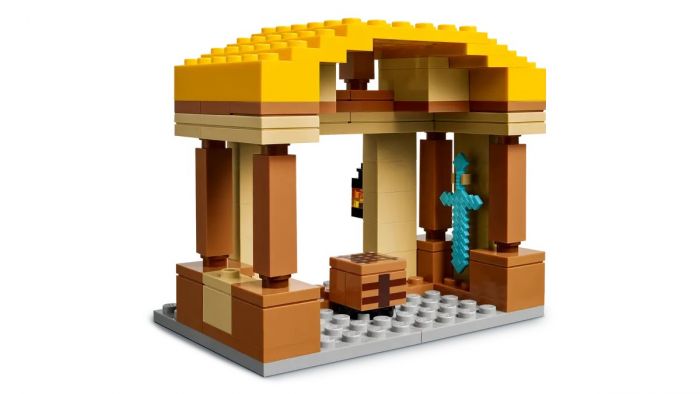 Конструктор LEGO Minecraft Напад на село з повітряною кулею Ґаст