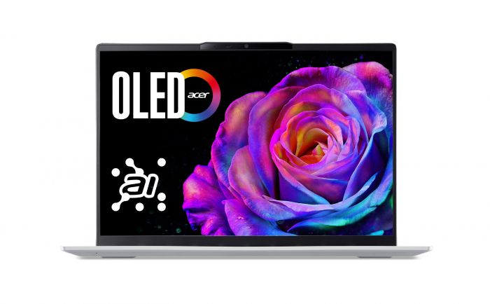 Ноутбук Acer Swift Go 14 SFG14-74 14" WUXGA OLED, Intel U7-255H, 16GB, F1TB, UMA, Win11, сріблястий