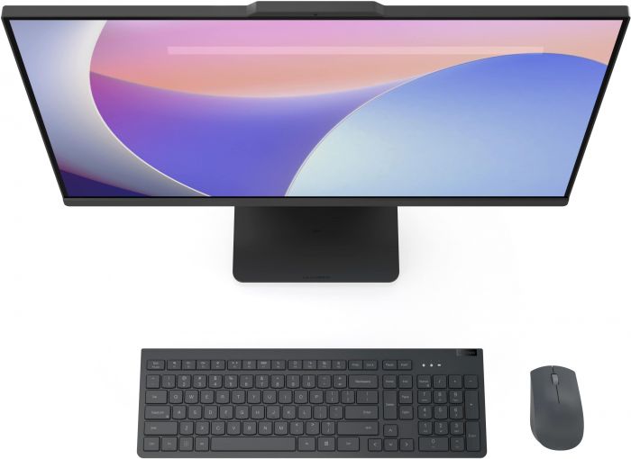 Комп'ютер персональний моноблок Lenovo IdeaCentre AIO 27ARR9 27" FHD IPS AG, AMD R5-7535HS, 16GB, F512GB, UMA, кл+м, без ОС, сірий