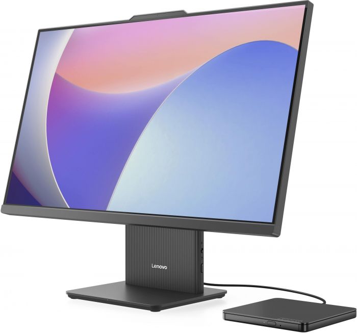 Комп'ютер персональний моноблок Lenovo IdeaCentre AIO 27ARR9 27" FHD IPS AG, AMD R5-7535HS, 16GB, F512GB, UMA, кл+м, без ОС, сірий