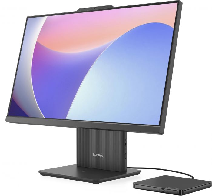 Комп'ютер персональний моноблок Lenovo IdeaCentre AIO 24ARR9 23.8" FHD IPS AG, AMD R5-7535HS, 16GB, F512GB, UMA, кл+м, без ОС, сірий