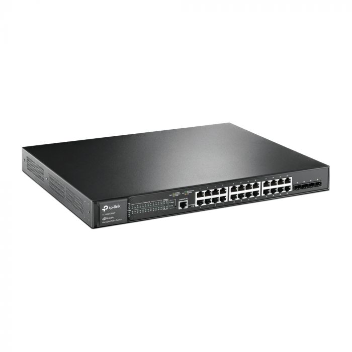 Комутатор TP-LINK SG3428MP 24xGE (24 PoE), 4xSFP, 384Вт Керований L2