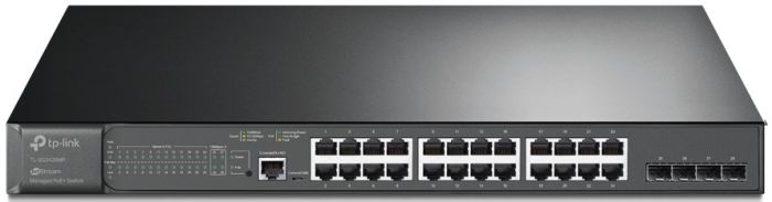 Комутатор TP-LINK SG3428MP 24xGE (24 PoE), 4xSFP, 384Вт Керований L2