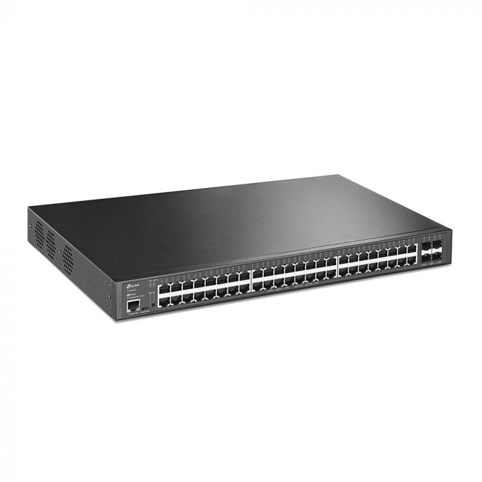 Комутатор TP-LINK SG3452XP 48xGE (48xPoE), 4xSFP+, 500Вт, Керований L2